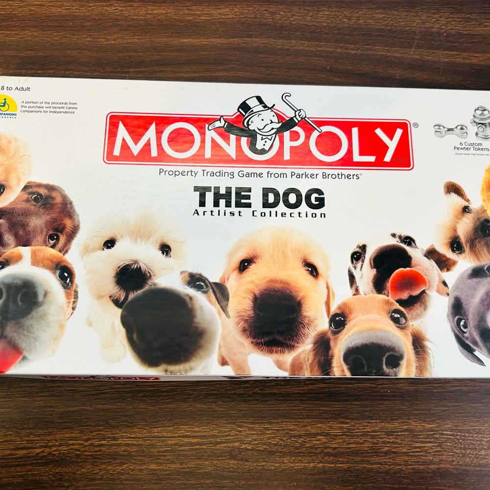 The Dog Edition Monopoly Board Game